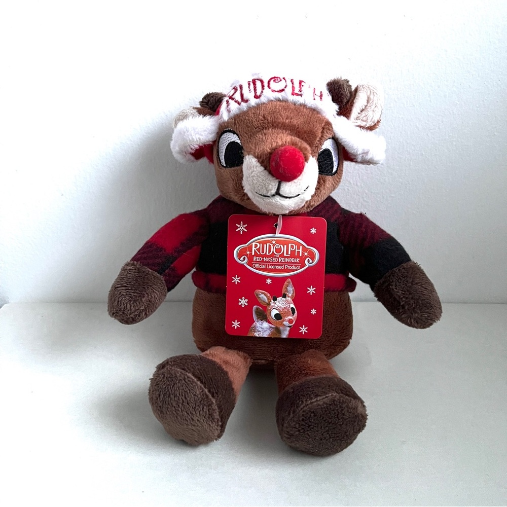 Brand New 9” Rudolph The Red-Nose Reindeer Plush
